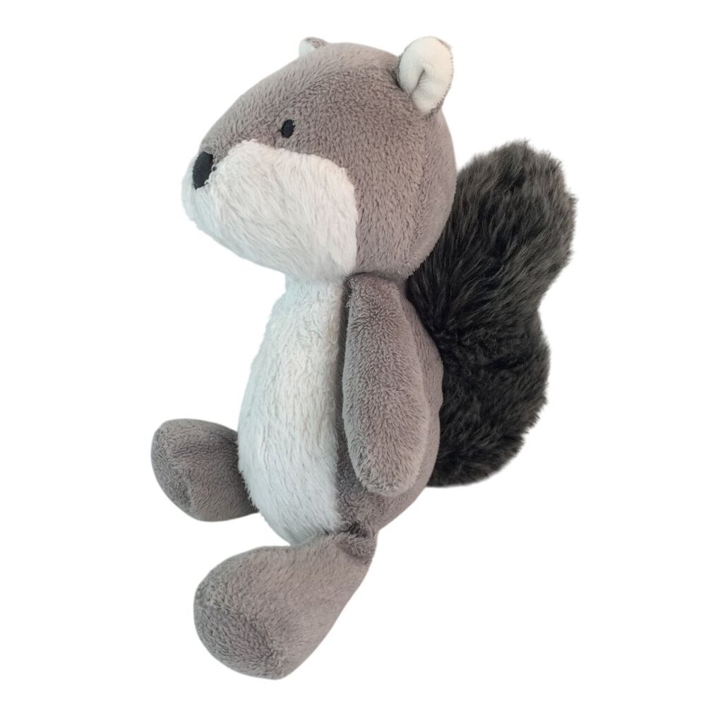 Carters Gray White‎ Squirrel #60140 Plush 8" Stuffed Animal Toy Baby Lovey